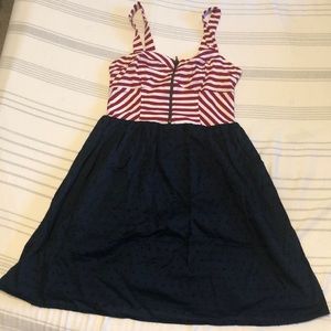 Red White and Blue Mini Dress